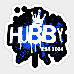 Hubby est 2024 Sticker